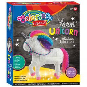 Zestaw z włóczką Colorino Kids Creative, Jednorożec